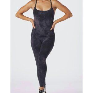 New Glyder Pure Bodysuit Womens XS Black Tie Dye